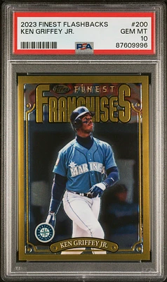 2023 Topps Finest Flashbacks 200 Ken Griffey Jr. PSA 10
