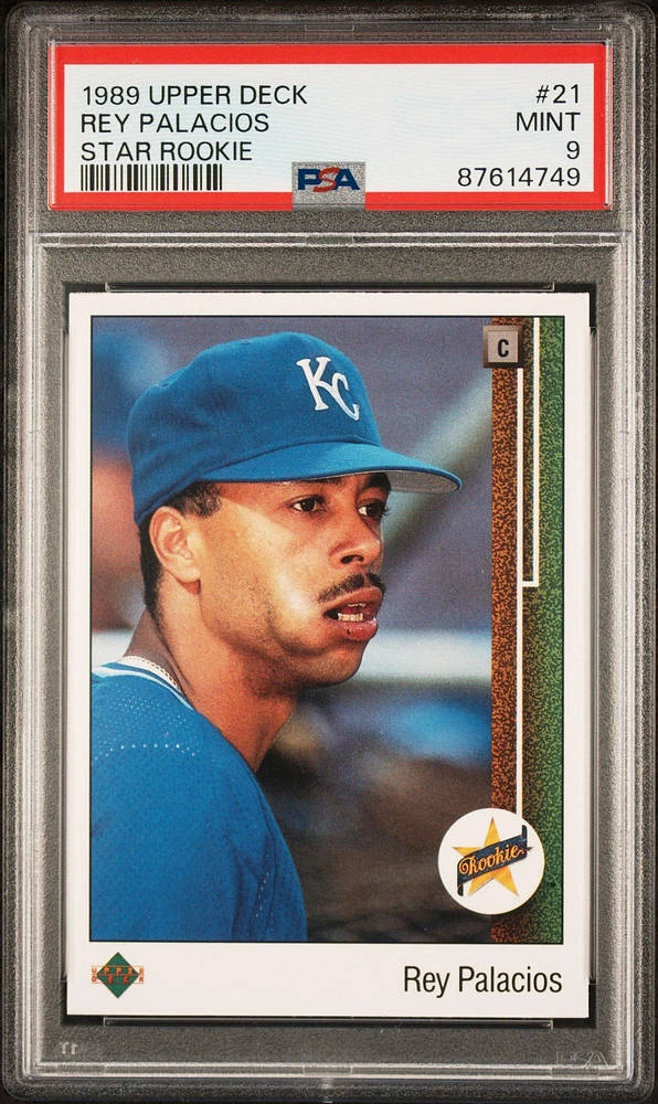 1989 Upper Deck 21 Rey Palacios Star Rookie PSA 9