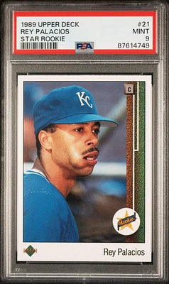 1989 Upper Deck 21 Rey Palacios Star Rookie PSA 9
