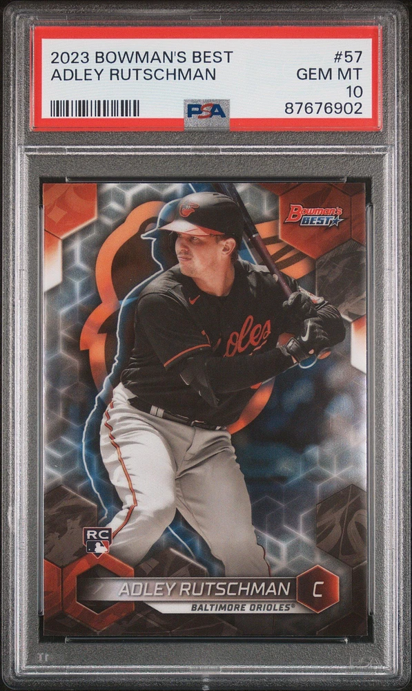 2023 Bowman's Best 57 Adley Rutschman PSA 10