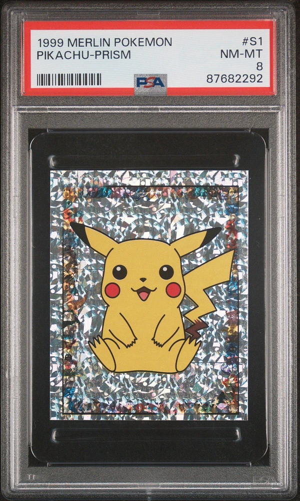 1999 Merlin Pokemon S1 Pikachu PSA 8