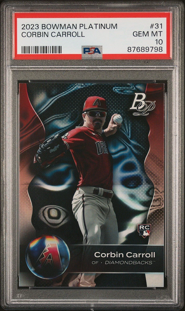 2023 Bowman Platinum 31 Corbin Carroll PSA 10