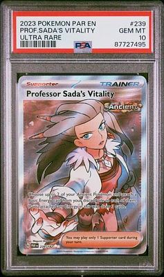 2023 Pokemon Par En-paradox Rift 239 Prof.sada's Vitality PSA 10