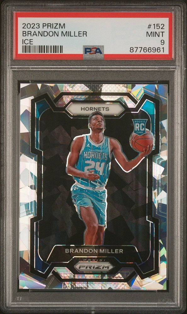2023 Panini Prizm 152 Brandon Miller PSA