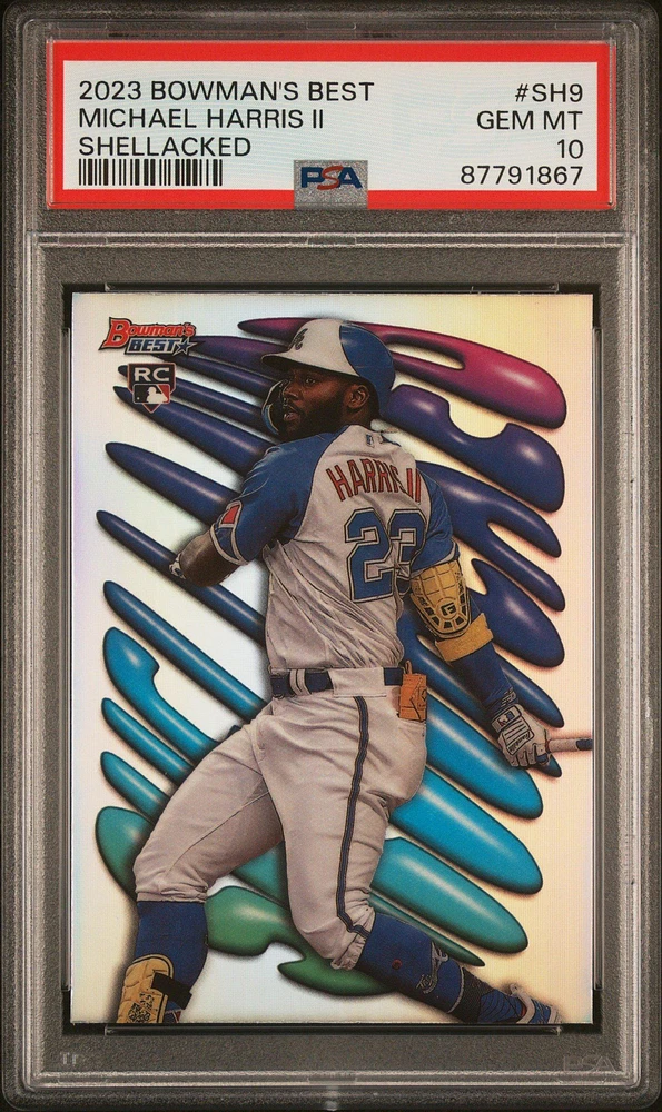 2023 Bowman's Best Shellacked Sh9 Michael Harris Ii PSA 10