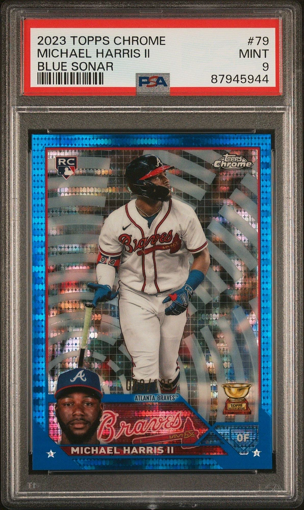 2023 Topps Chrome 79 Michael Harris Ii PSA 9