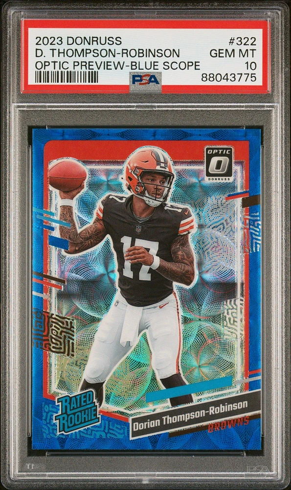 2023 Panini Donruss 322 D. Thompson PSA 10