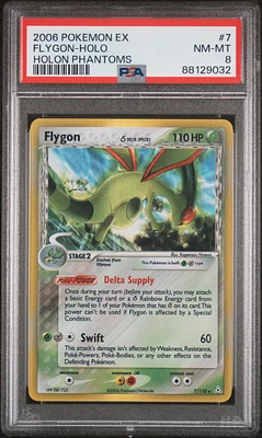 2006 Pokemon Ex Holon Phantoms 7 Flygon-holo PSA 8
