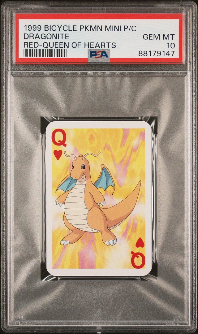 1999 dragonite pokemon card Dragonite Pokemon Card Holographic Credit Card Skin