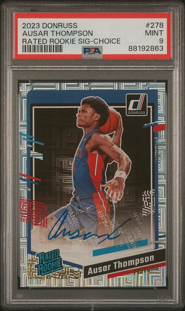 2023 Panini Donruss 278 Ausar Thompson PSA 9