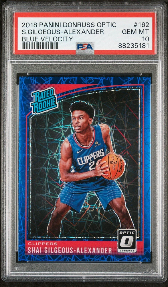 2018 Panini Donruss Optic 162 S.gilgeous PSA 10