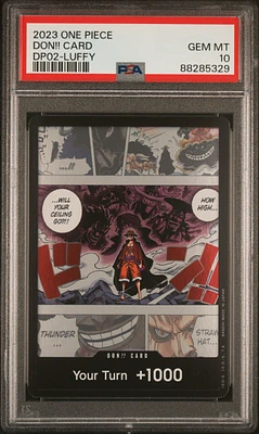 2023 One Piece Double Pack Volume 2 Don!! Card Luffy PSA 10