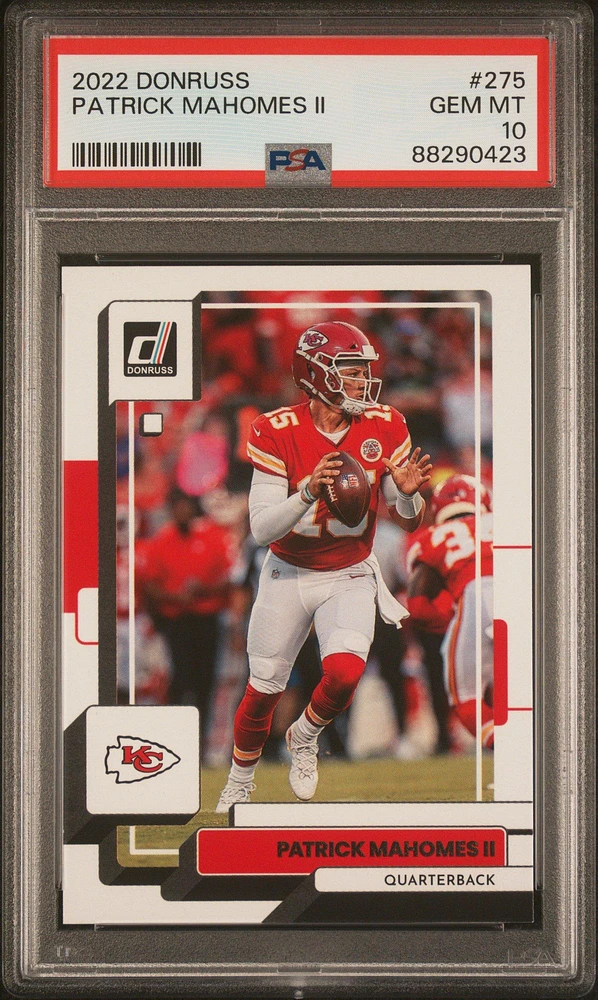 2022 Panini Donruss 275 Patrick Mahomes Ii PSA 10