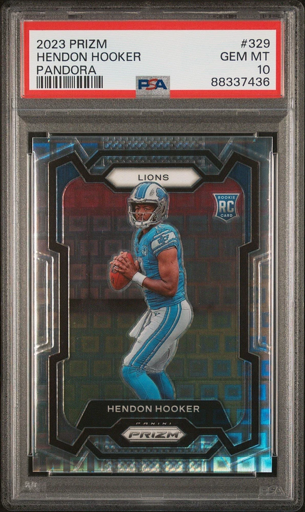 2023 Panini Prizm 329 Hendon Hooker Pandora PSA 10