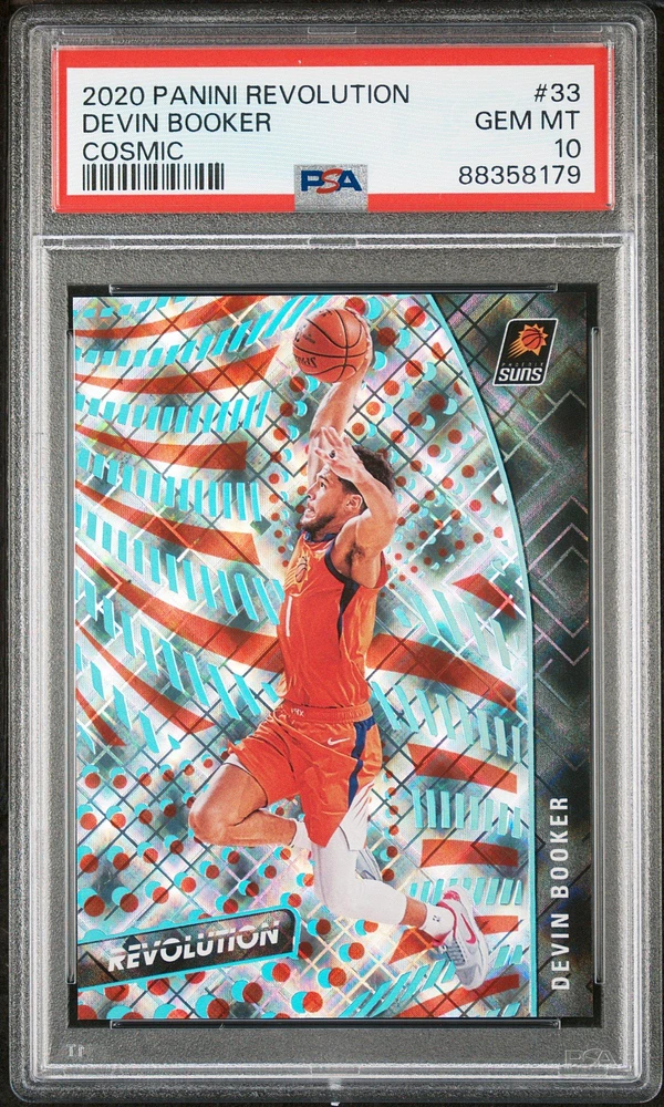2020 Panini Revolution 33 Devin Booker Cosmic PSA 10
