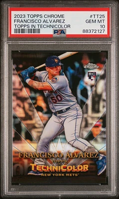 2023 Topps Chrome Topps In Technicolor Tt25 Francisco Alvarez PSA 10