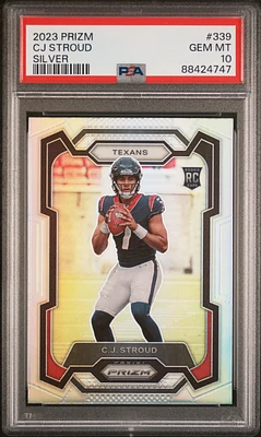 2023 Panini Prizm 339 Cj Stroud Silver Prizm PSA