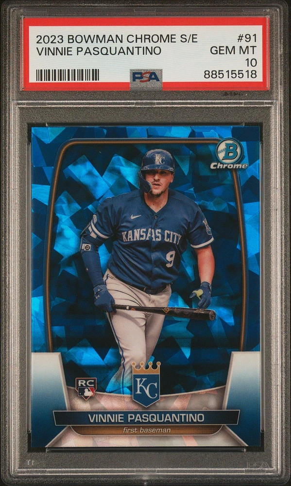 2023 Bowman Chrome Sapphire Edition 91 Vinnie Pasquantino PSA 10