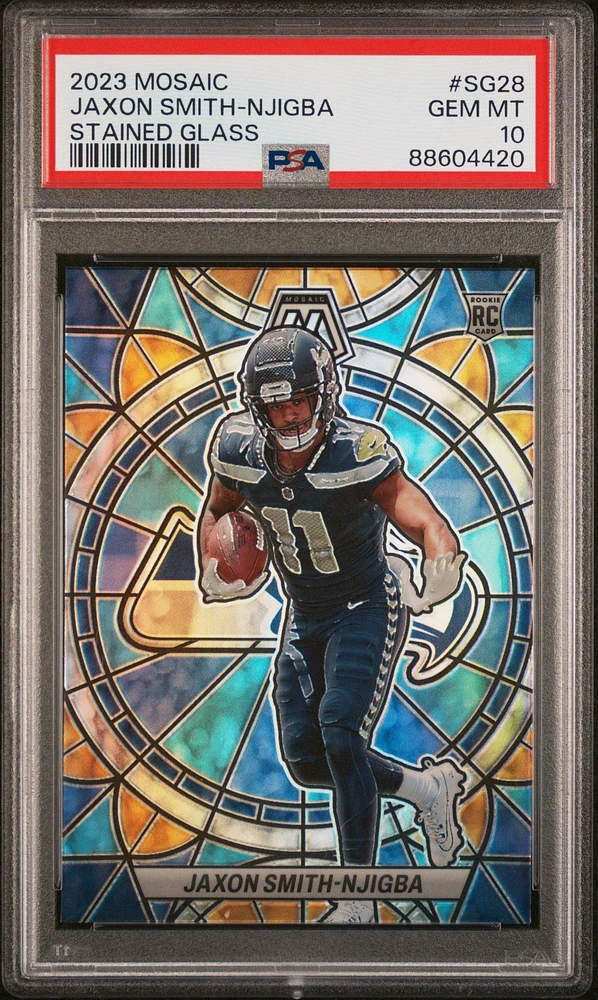 2023 Panini Mosaic Stained Glass Sg28 Jaxon Smith-njigba PSA