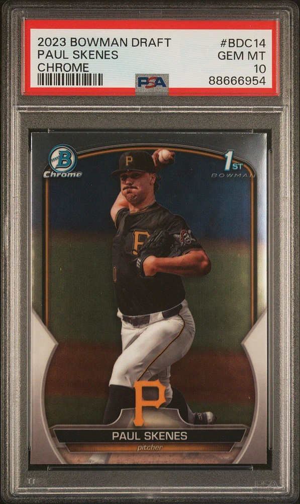 2023 Bowman Draft Bdc14 Paul Skenes Chrome PSA 10
