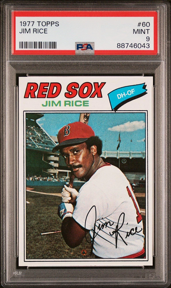 1977 Topps 60 Jim Rice PSA 9