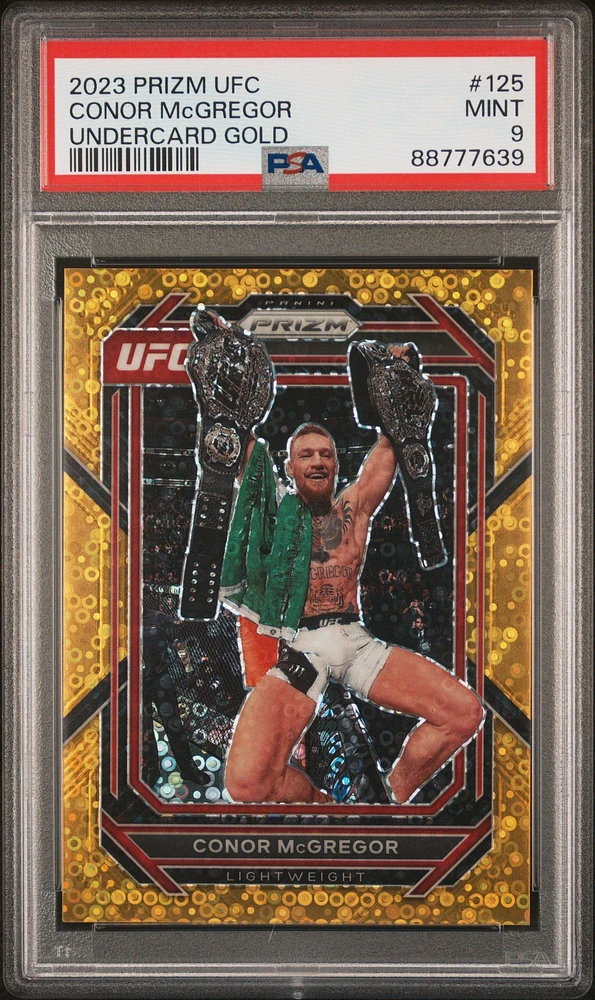 2023 Panini Prizm Ufc 125 Conor Mcgregor PSA 9