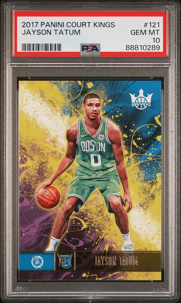 2017 Panini Court Kings 121 Jayson Tatum PSA 10