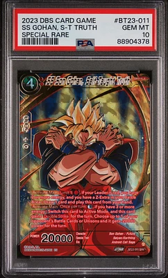 2023 Dragon Ball Super Card Game Series 23 Perfect Combination Bt23-011 Ss Gohan, S PSA 10