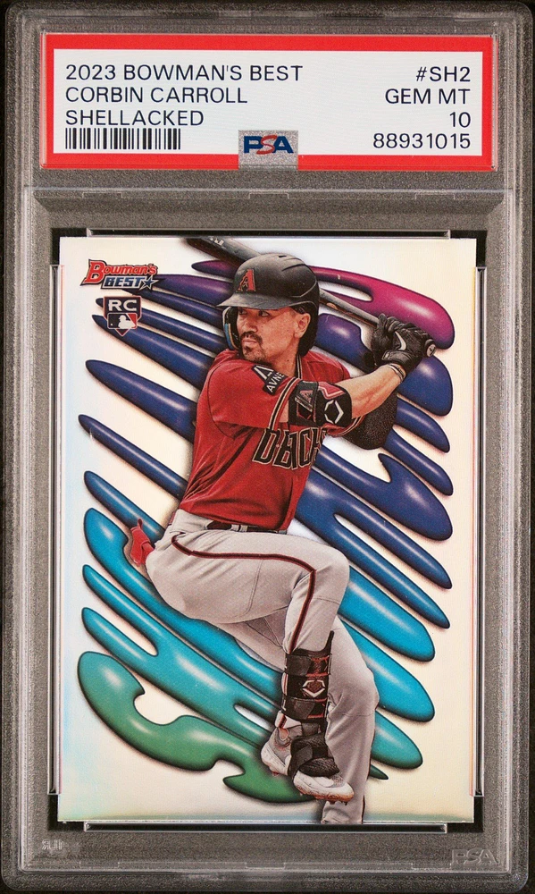 2023 Bowman's Best Shellacked Sh2 Corbin Carroll PSA 10