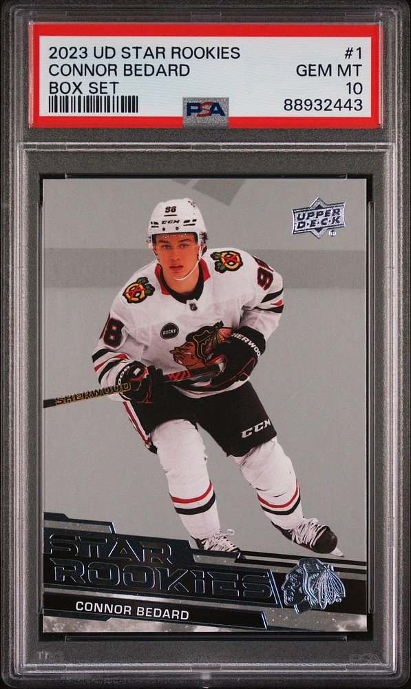 2023 Upper Deck Nhl Star Rookies Box Set 1 Connor Bedard PSA