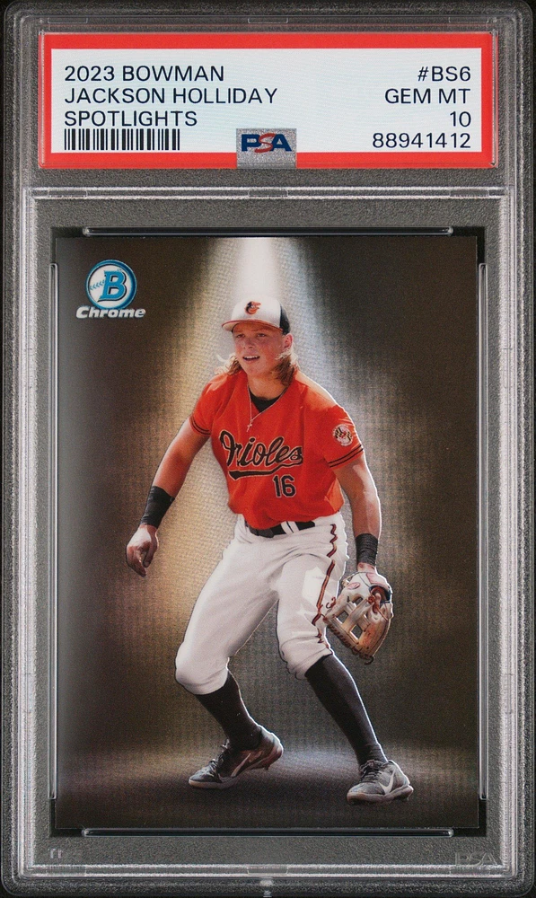 2023 Bowman Spotlights Bs6 Jackson Holliday PSA 10