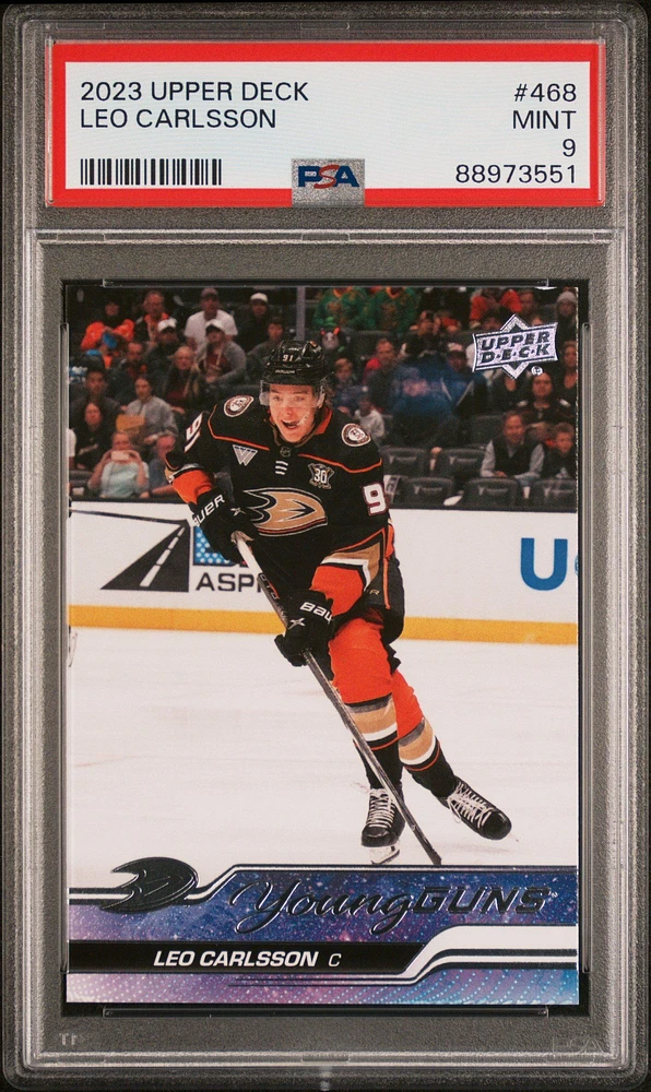 2023 Upper Deck 468 Leo Carlsson PSA