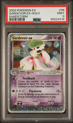 2003 Pokemon Ex Sandstorm 96 Gardevoir Ex-holo PSA 9