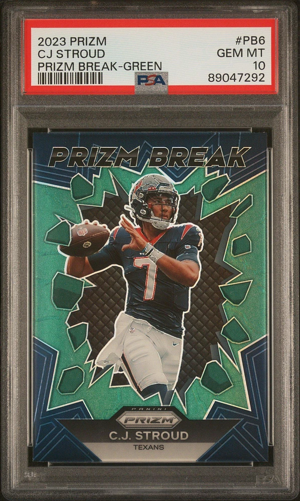 2023 Panini Prizm Prizm Break Pb6 Cj Stroud Prizm PSA