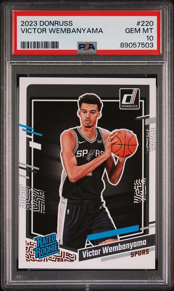 2023 Panini Donruss 220 Victor Wembanyama PSA