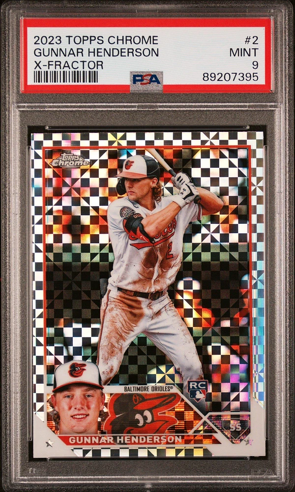 2023 Topps Chrome 2 Gunnar Henderson PSA