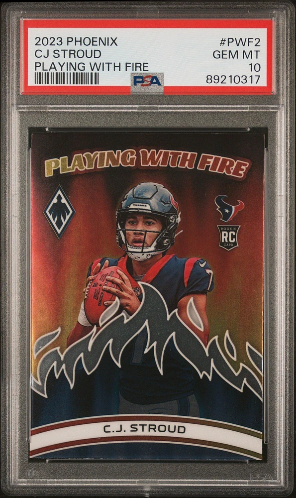 2023 Panini Phoenix Playing With Fire Pwf2 Cj Stroud PSA 10