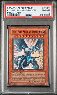 2004 Yu-gi-oh! Promo En001 Blue PSA 8