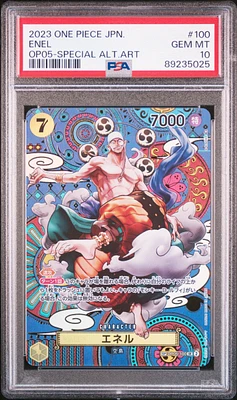 2023 One Piece Japanese Awakening Of The New Era 100 Enel Special Alternate Art PSA 10