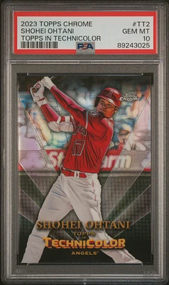 2023 Topps Chrome Topps In Technicolor Tt2 Shohei Ohtani PSA 10