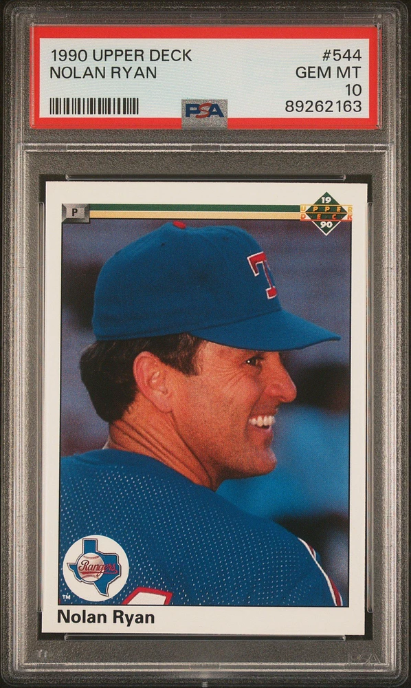 1990 Upper Deck 544 Nolan Ryan PSA 10