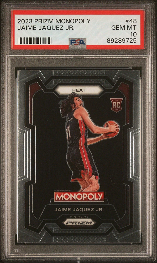 2023 Panini Prizm Monopoly 48 Jaime Jaquez Jr. PSA 10