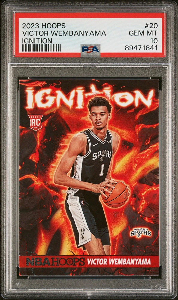 2023 Panini Nba Hoops Ignition 20 Victor Wembanyama PSA 10