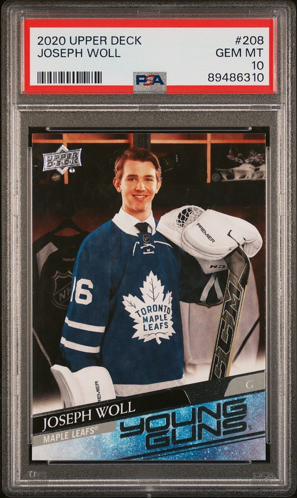 2020 Upper Deck 208 Joseph Woll PSA 10