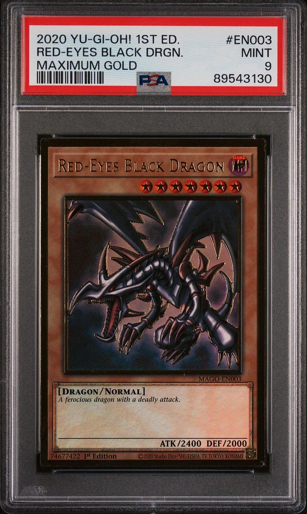 2020 Yu-gi-oh! Maximum Gold En003 Red PSA 9