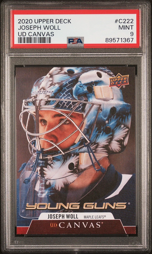 2020 Upper Deck Ud Canvas C222 Joseph Woll PSA 9