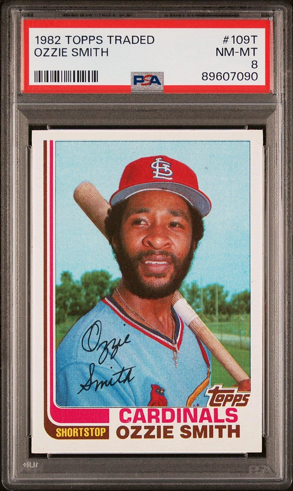1982 Topps Traded 109t Ozzie Smith PSA 8