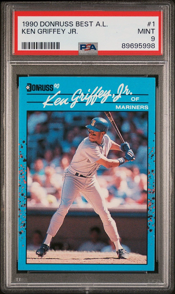 1990 Donruss Best A.l. 1 Ken Griffey Jr. PSA 9