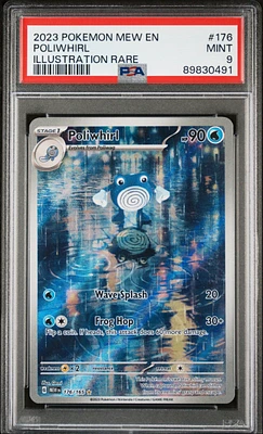 2023 Pokemon Mew En-151 176 Poliwhirl PSA 9