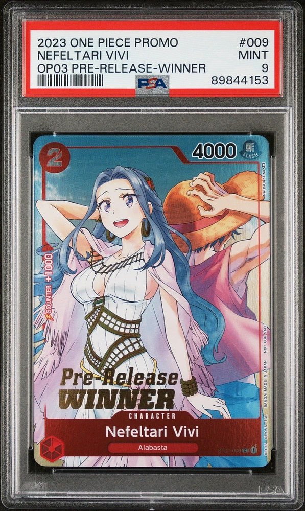 2023 One Piece Promos 009 Nefeltari Vivi PSA 9